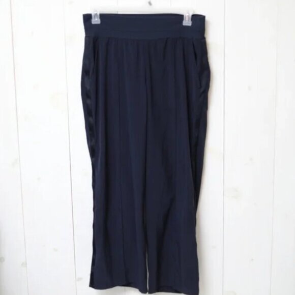 Athleta Nolita Wide Leg Pant Navy Blue size 20 - Picture 2 of 4